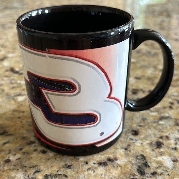 Vintage 2000 Dale Earnhardt NASCAR Racing Black‎ Coffee Mug - Picture 2 of 8